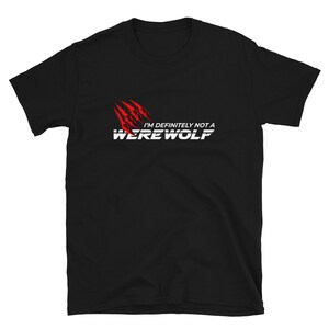 Ich bin definitiv kein Werwolf- one night Werwolf Brettspiel Shirt- tolles Geschenk für Geeks von Brettspielen Werwolf-Geek auf Fleek