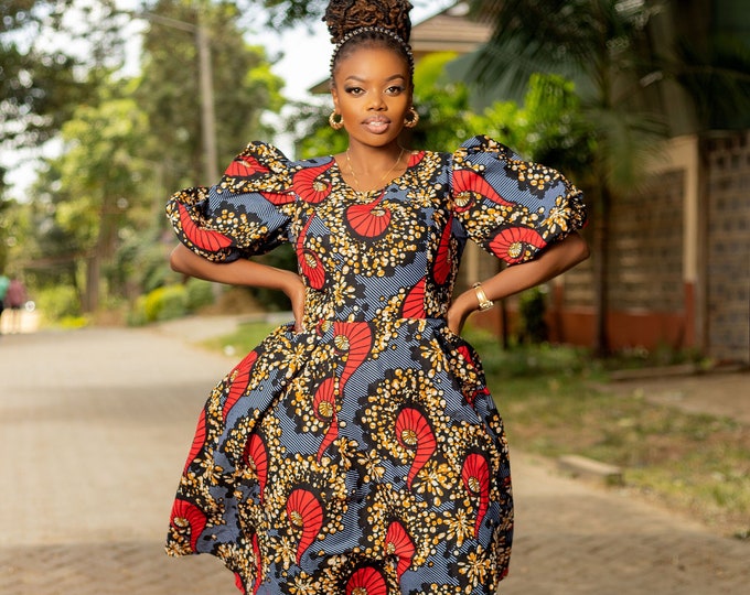 African Clothing for Women Plus Size, African Print Dress