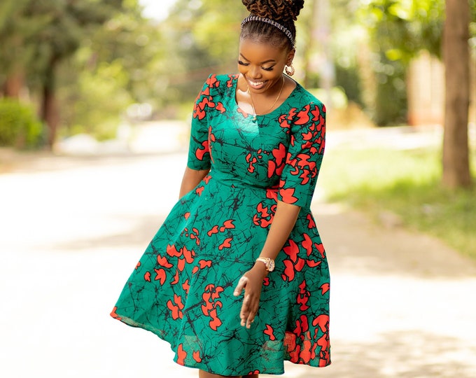 African Dress, African Print Dress, African Clothing for women, Ankara Dress, African Dress for  Plus Size , African Gown Dress