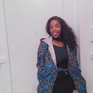 African Print Jacket (Only in Size L) Stock clearance