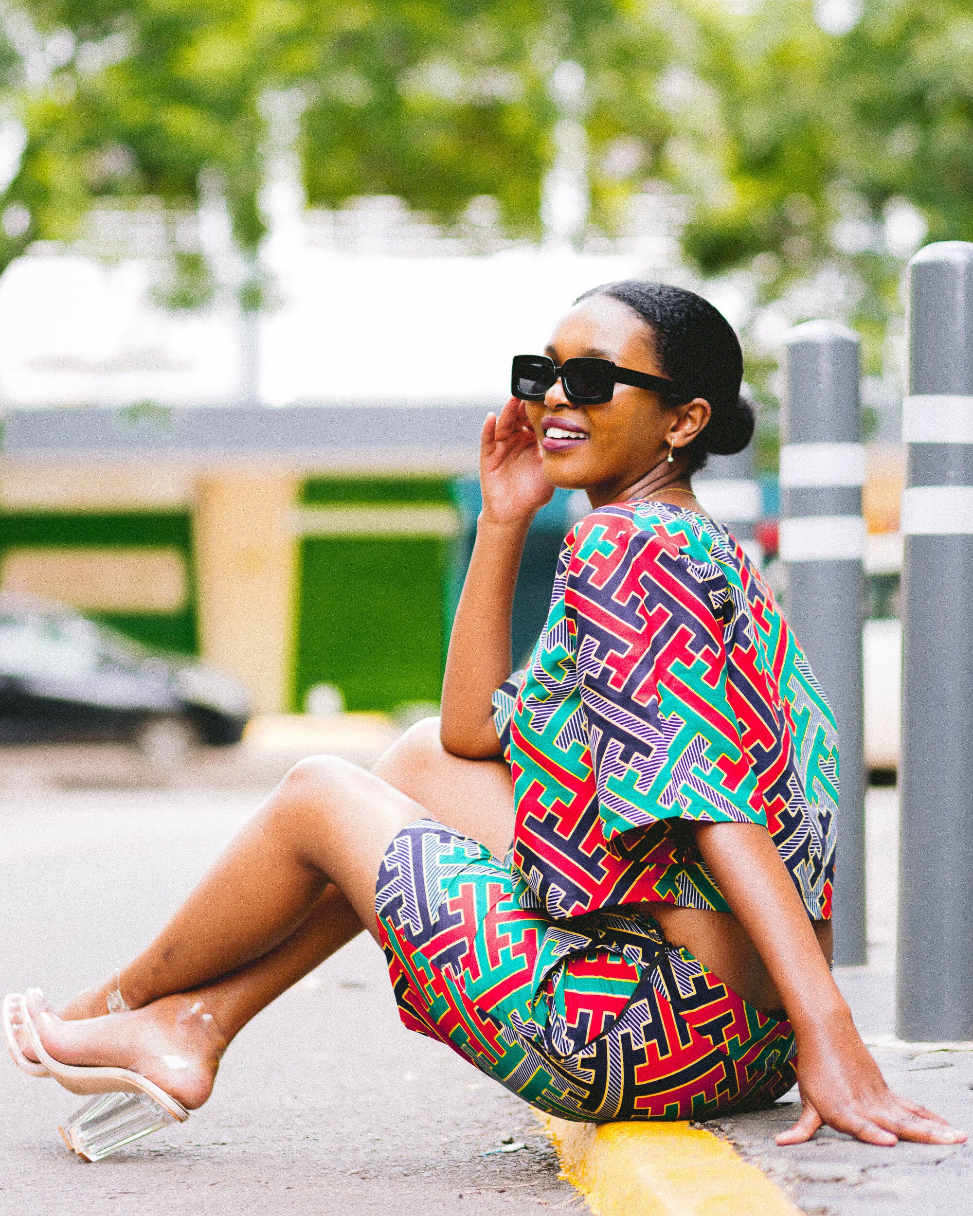 Latest kitenge top shorts designs