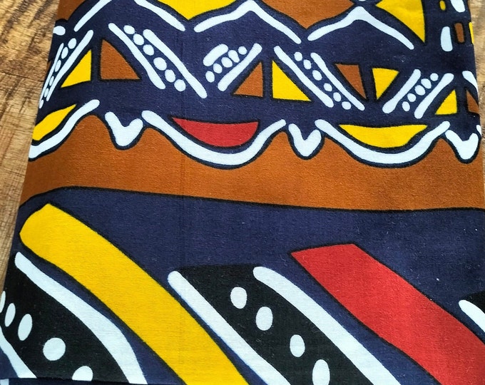 Colorful Inspired African  Print (6 yards) African Print Fabric (6yards)-Stock Clearance