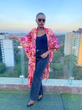 African  Print Kimono,African Print Kimono, Ankara Kimono, Kitenge Robe, Fall Outfit, African Clothing for Women product logo