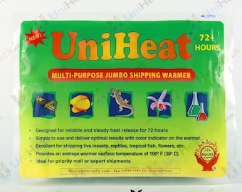 Heat pack for shipping plants
