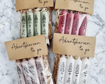 Adventskerzen | Nussknacker | Advent to go | Mitbringsel | Geschenk | Adventsset |
