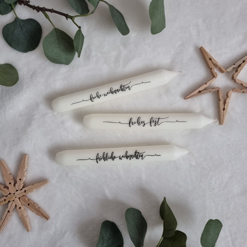 Kerze mit Spruch Weihnachtsgeschenk persönliche Kerze Etsy.de