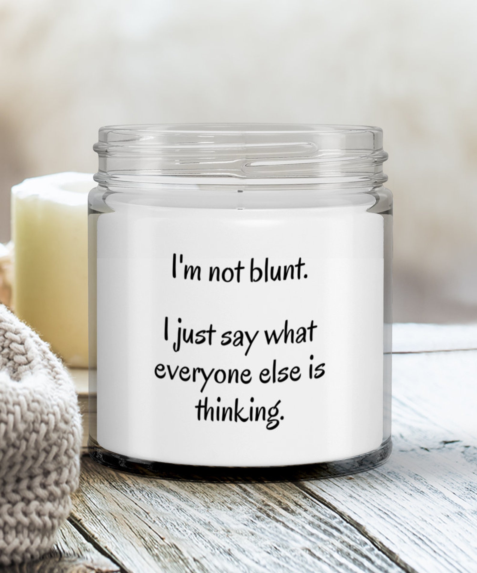Lustige Kerze mit Spruch nicht stumpf toll für Freund Etsy