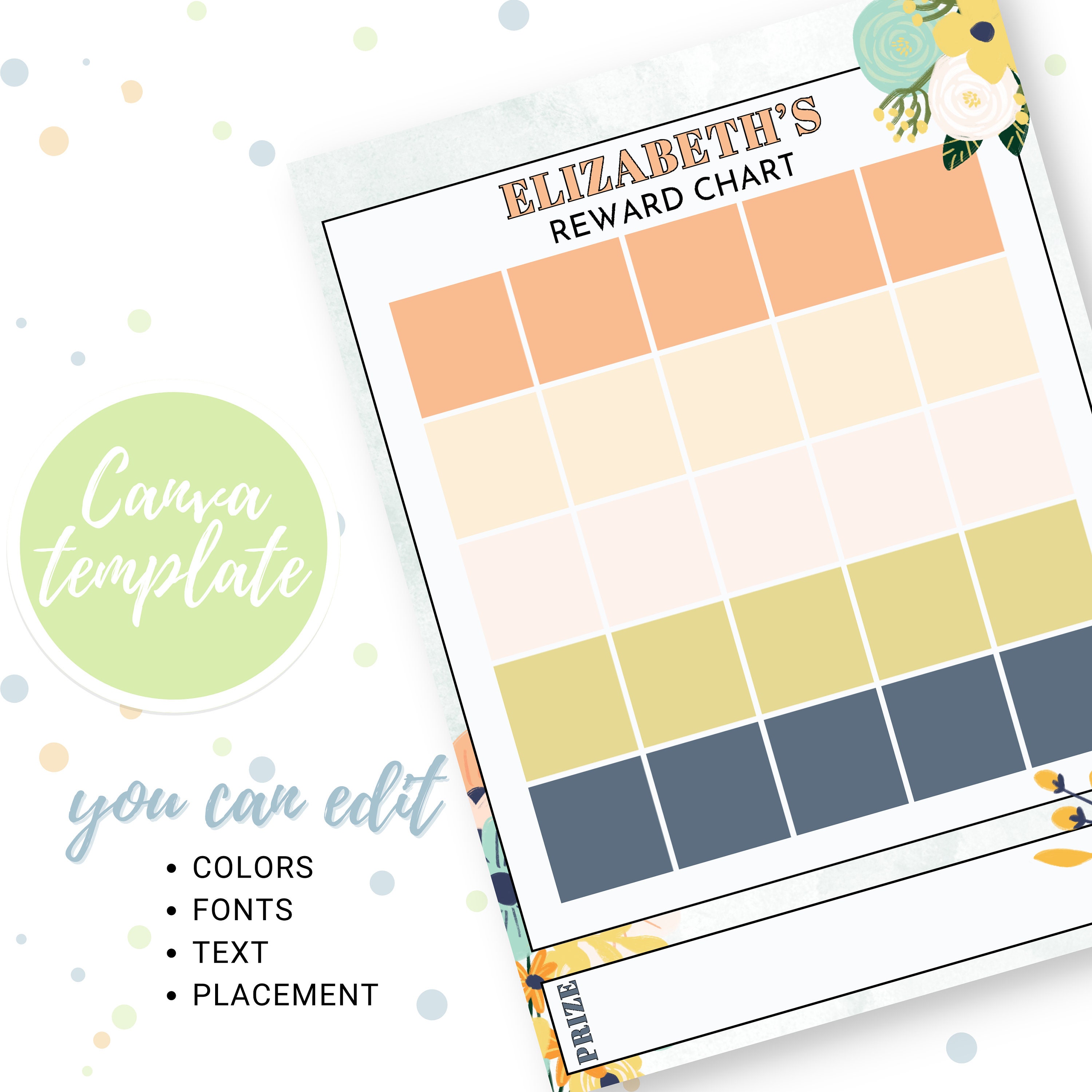 Kids Reward Chart Printable Reward Chart for Kids Sticker Chart