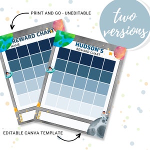 Kids Reward Chart, Printable Reward Chart for Kids, Sticker Chart, Toddler Reward Chart