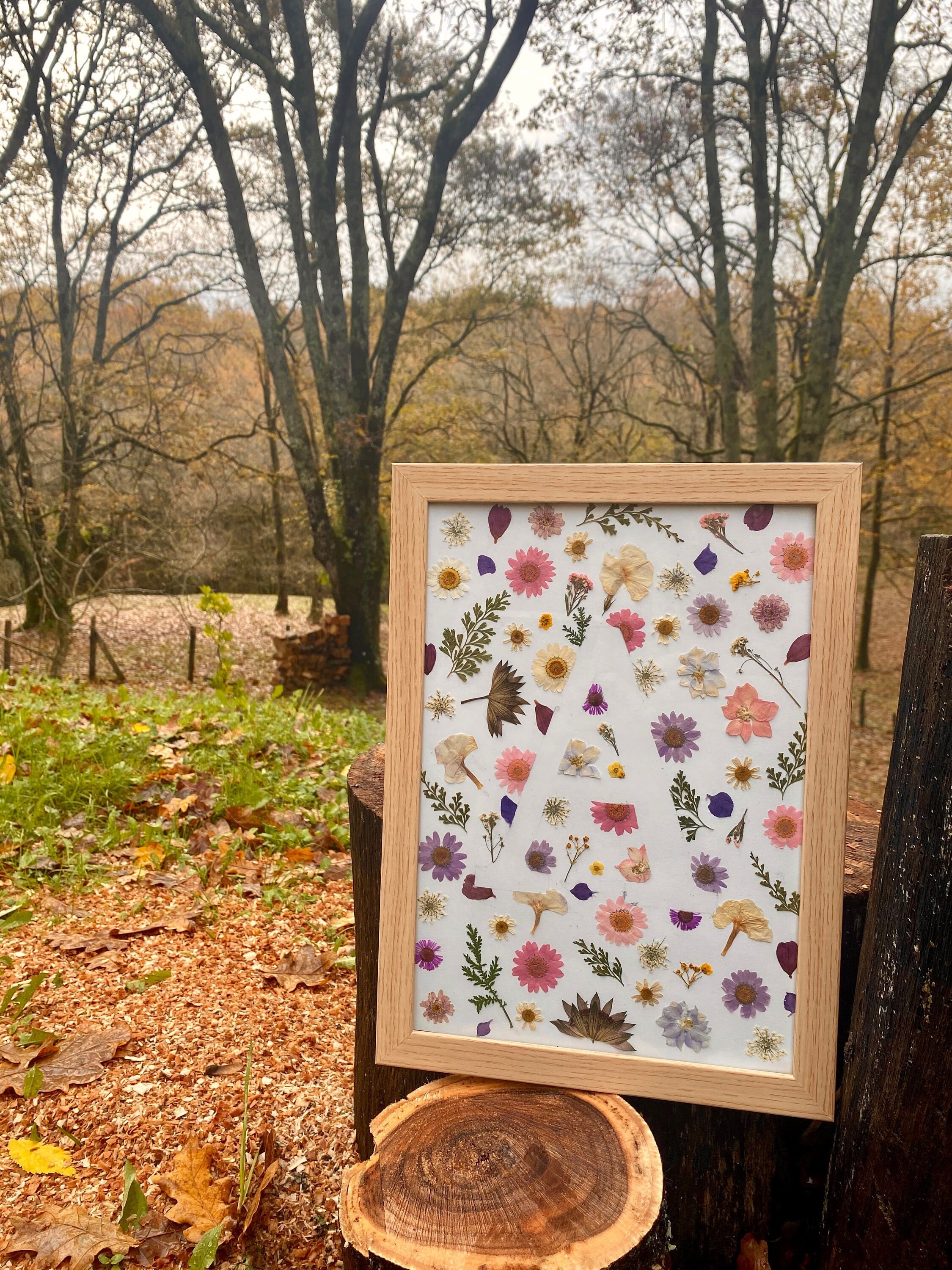 Cadre Florale Lettre