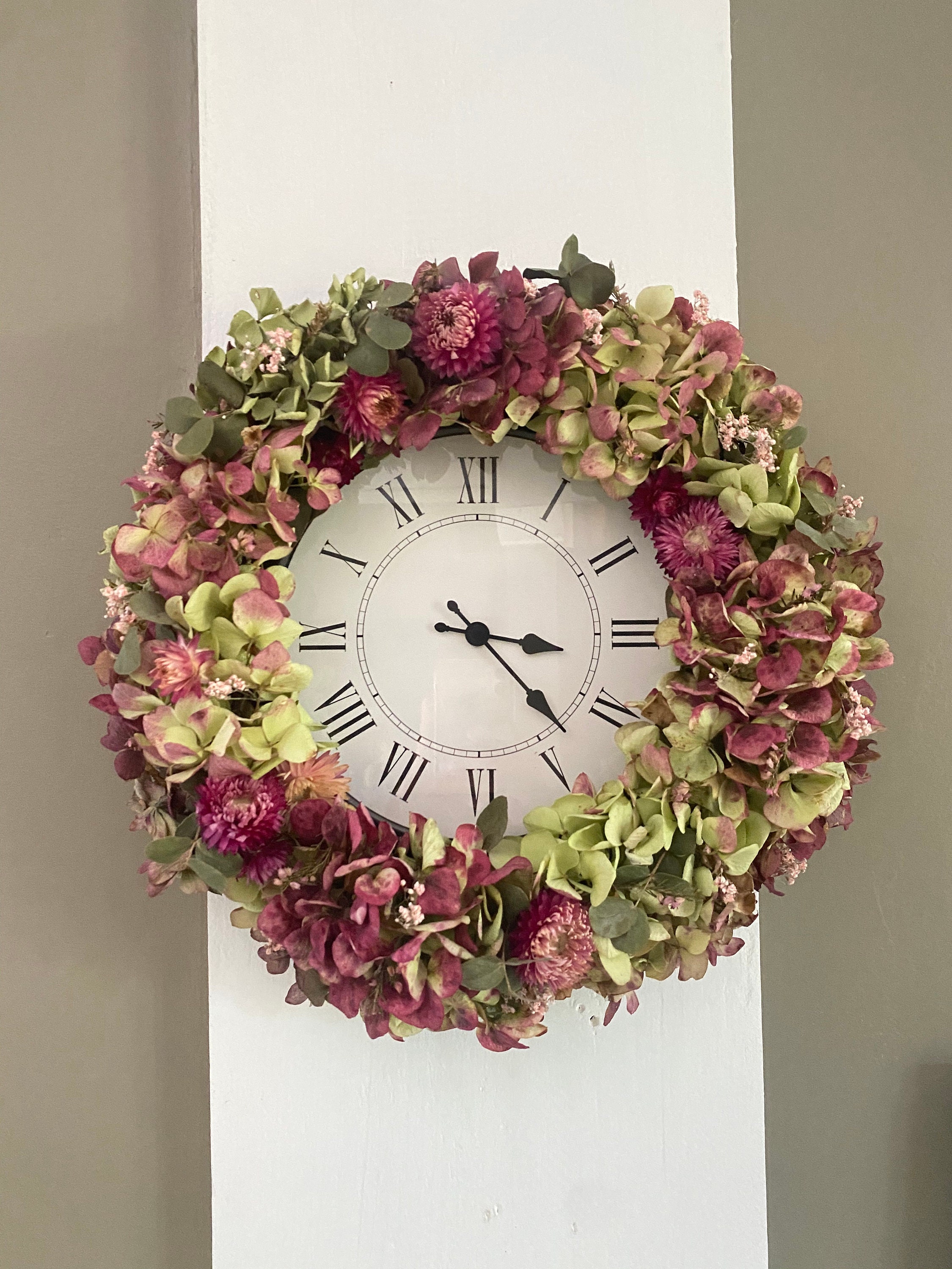 Horloge Florale