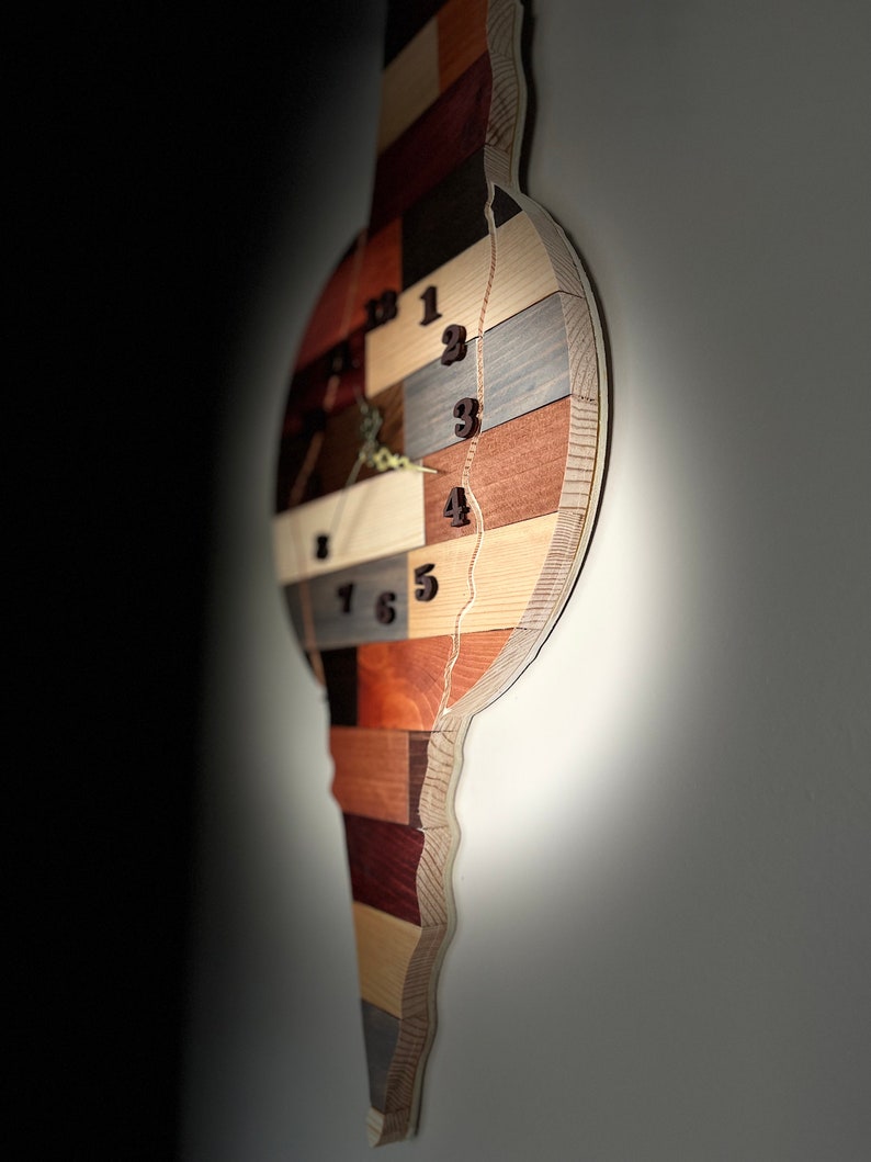 PALESTINE Palestine Clock Palestine Map Palestine Map and | Etsy