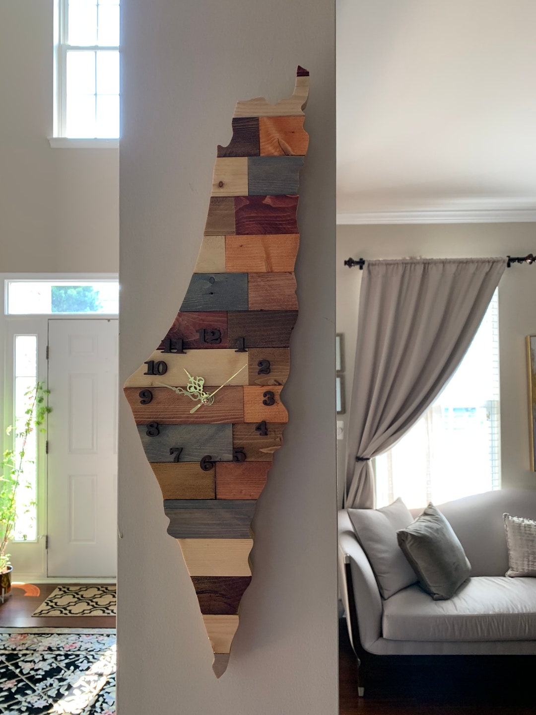 PALESTINE, PALESTINE Clock, Palestine Map, PALESTINE Map and Clock