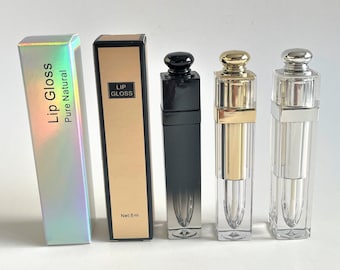 Empty 5ml Lipgloss Tube / Square Lipgloss Bottle / Lipgloss Business Bottle / Personalized Empty Lipgloss Tube /Luxury Lipgloss Wand /Bulk