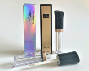 Empty Lip Gloss Wand Tubes Leopard Design, Wholesale LIpgloss Containers, DIY Makeup Packaging,  Lip Balm Beauty Cosmetic