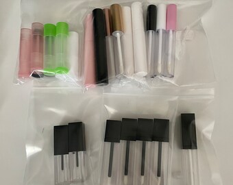 Empty Lip Gloss Wand Tubes, Lipgloss Container Bottles, Empty Lipgloss Tubes, Lip Gloss Package, DIP Lipgloss Beauty Packaging, Lip Gloss