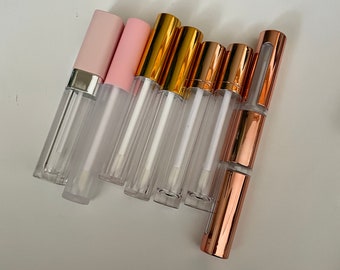 Mixed of 7pcs Empty Lip Gloss Wand Tubes, Empty Lipgloss Bottles, Lipgloss Containers, Lipgloss Packaging, DIY Lipgloss Tubes