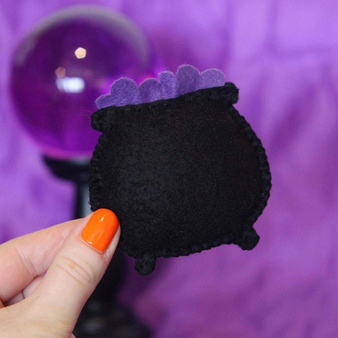 Magical Cauldron Catnip Cat Toy, Witch Cat Toy, Gothic, Handmade and