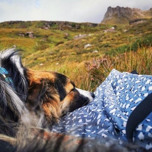 The Brambler - Pet Adventure Dog Bed, Camping Bed for Dogs, Foldable Settle Mat, Sustainable Dog Bed for Hiking, Walking and Adventures