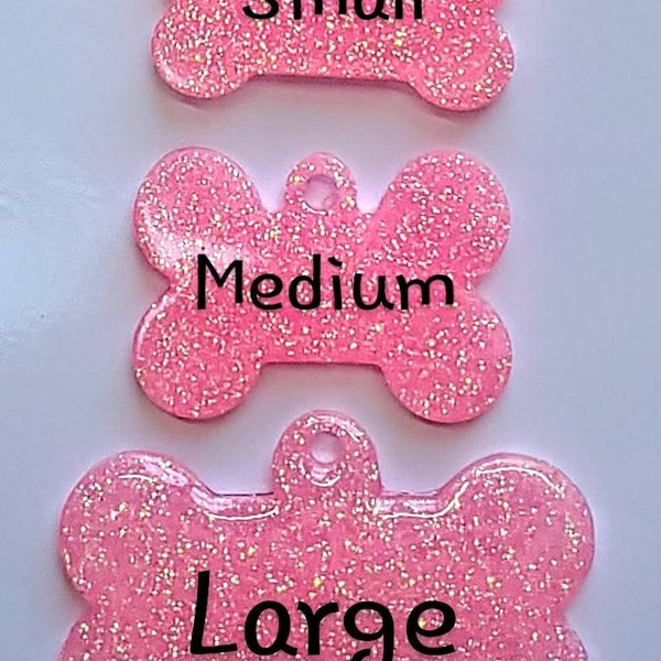 Hand Made Resin Personalized Pet Dog Tags with Name