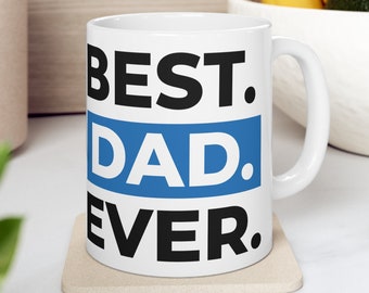 Becher für Papa Vatertag und Geburtstagsgeschenk Kaffeetasse Papa Wertschätzung Neuheit Becher für Vater New Dad Becher