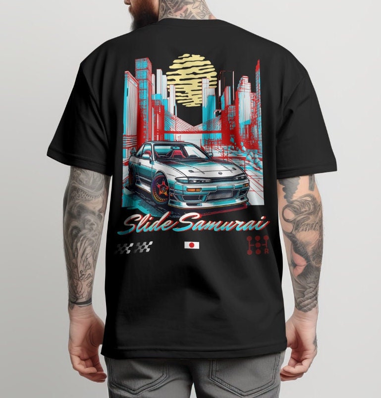 Urban Streetwear Apparel Retro Car Graphic Tee JDM Vintage