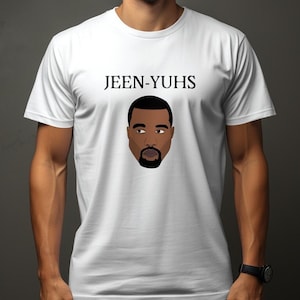 Urban Hip Hop Style Unisex Fashion Staple Kanye West Ye Men&#39;s Heavyweight Tee Perfect for Streetwear Enthusiasts and Casual Fashion