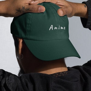 Trendy Unisex Dad Hat Casual Black Cap with Adjustable Headwear Strap for Otaku Fashion Cool Accessory and Gift for Anime Fans