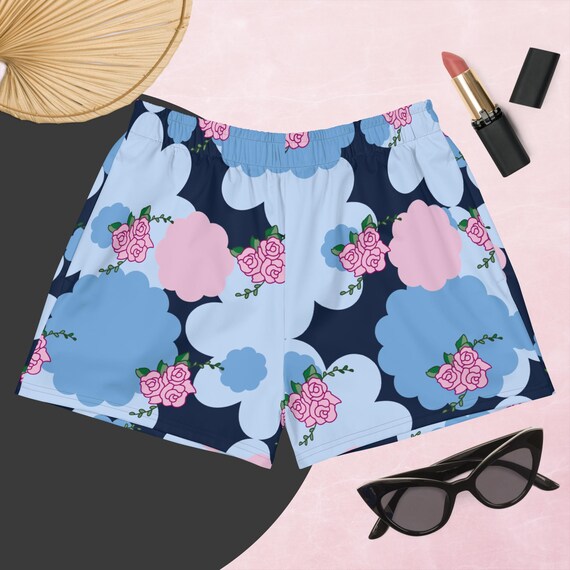 Pantaloncini casual da donna estivi comodi pantaloncini da spiaggia elastico in vita stampa floreale con 2 tasche pantaloncini plus size donna comodo, Caff, M Pantaloncini casual da donna estivi comodi pantaloncini da spiaggia elastico in vita stampa floreale con 2 tasche pantaloncini plus size donna comodo, Caff, M