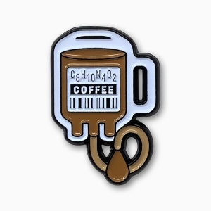 Coffee IV Bag - Enamel Pin Nurse/ Medical/ Gift/ Medical Pin/ Medicine/ Nurse Practitioner/ Healthcare