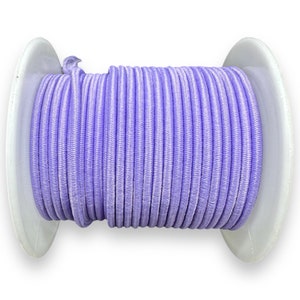 Corda elastica elastica rotonda da 0,8 mm, 25 colori, stock nel Regno Unito immagine 5