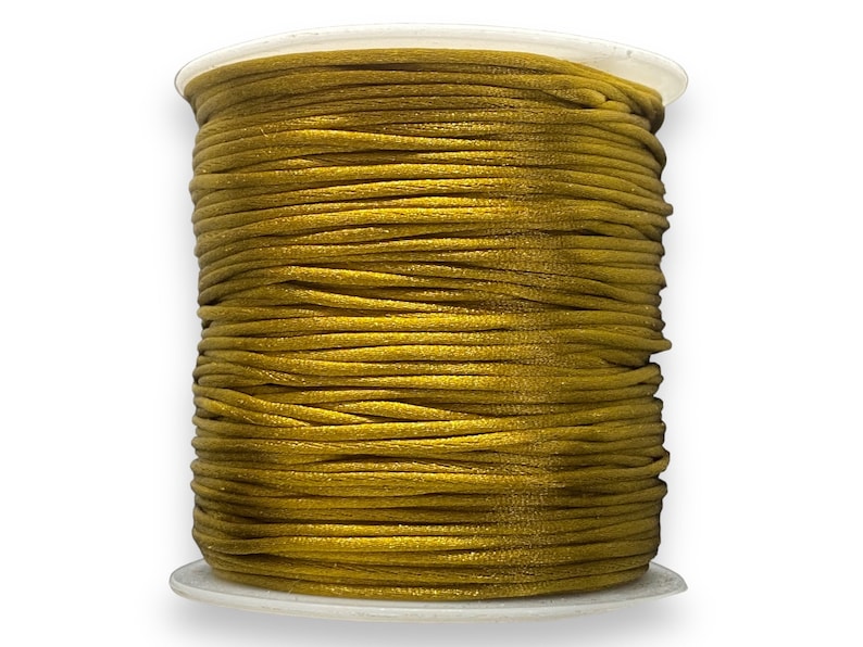 1mm Cordon de satin soyeux Fil de nylon Queue de rat Kumihimo Macrame Shamballa Vendeur au Royaume-Uni image 10