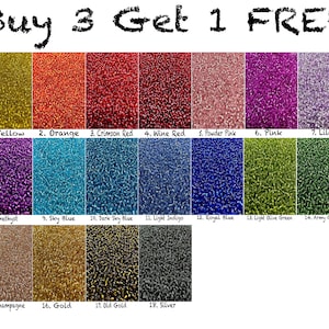 2MM Glass Seed Beads 50Gram 11/0 Jewellery Craft Making Bracelet UK Stock