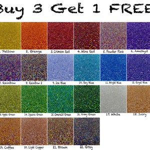 2MM Glass Seed Beads 50Gram 11/0 Jewellery Craft Making Bracelet UK Stock