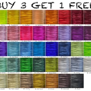 1mm Silky Satin Cord Nylon Thread Rattail Kumihimo Macrame Shamballa - UK Seller