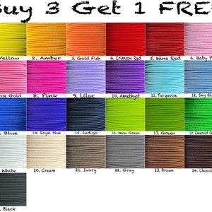 1.5MM Elastic Round Bungee Shock Cord 25 Colours UK Stock
