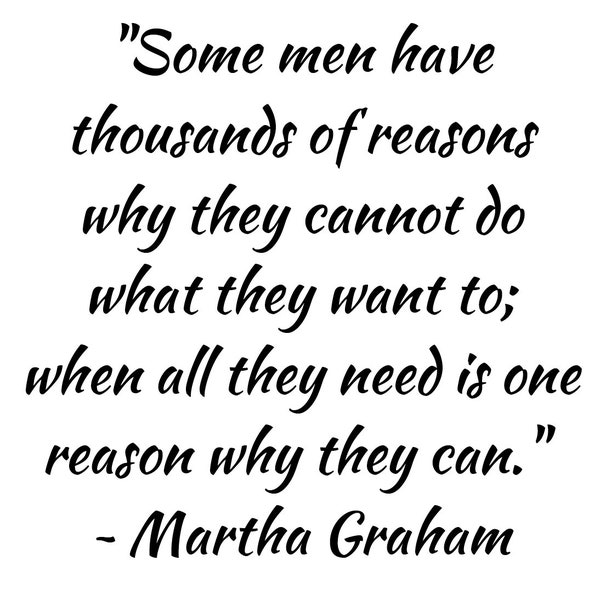 Martha Graham Quote - Etsy