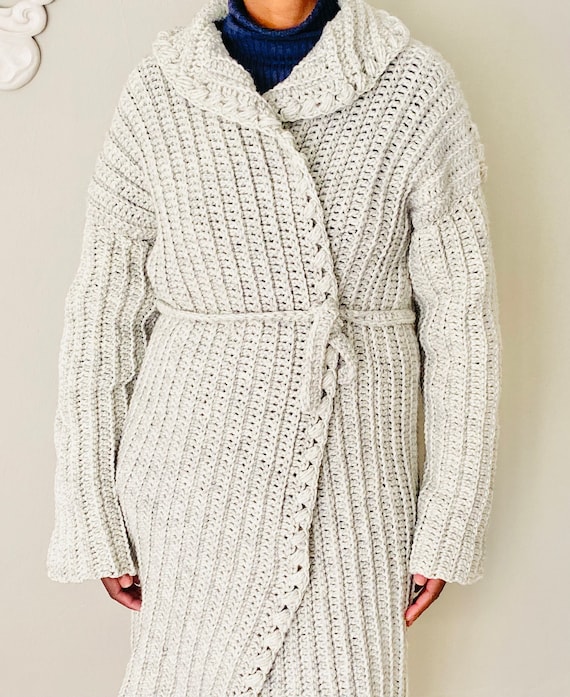 crochet dressing gown Floor length robe : r/crochet