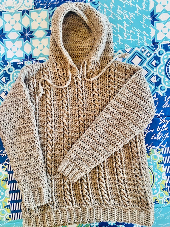 Crochet Hooded Sweater for Women “twin Flames” - Etsy