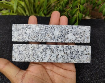Luxury Black or White Spotted Greynite Marble Drawer Pulls: Elegant Stone Cabinet Handles