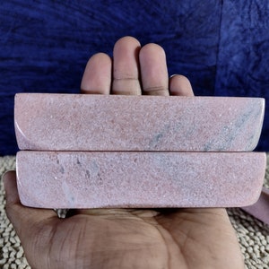 Set of Elegant Pink Marble Stone Or Marble Drawer Pulls, cabinets, Dressers, Pulls and Handles