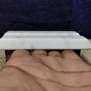 Set of Beautiful White Marble, Marble Drawer Pulls, Cabinets, Dressers, Pulls and Handles | Marble Door Knobs | Marble Door Handle