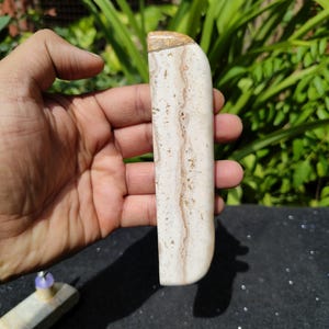 Poignées de tiroir en travertin naturel, boutons de placard en travertin artistique sur mesure, poignées de tiroir en marbre : élégantes poignées de meuble en pierre