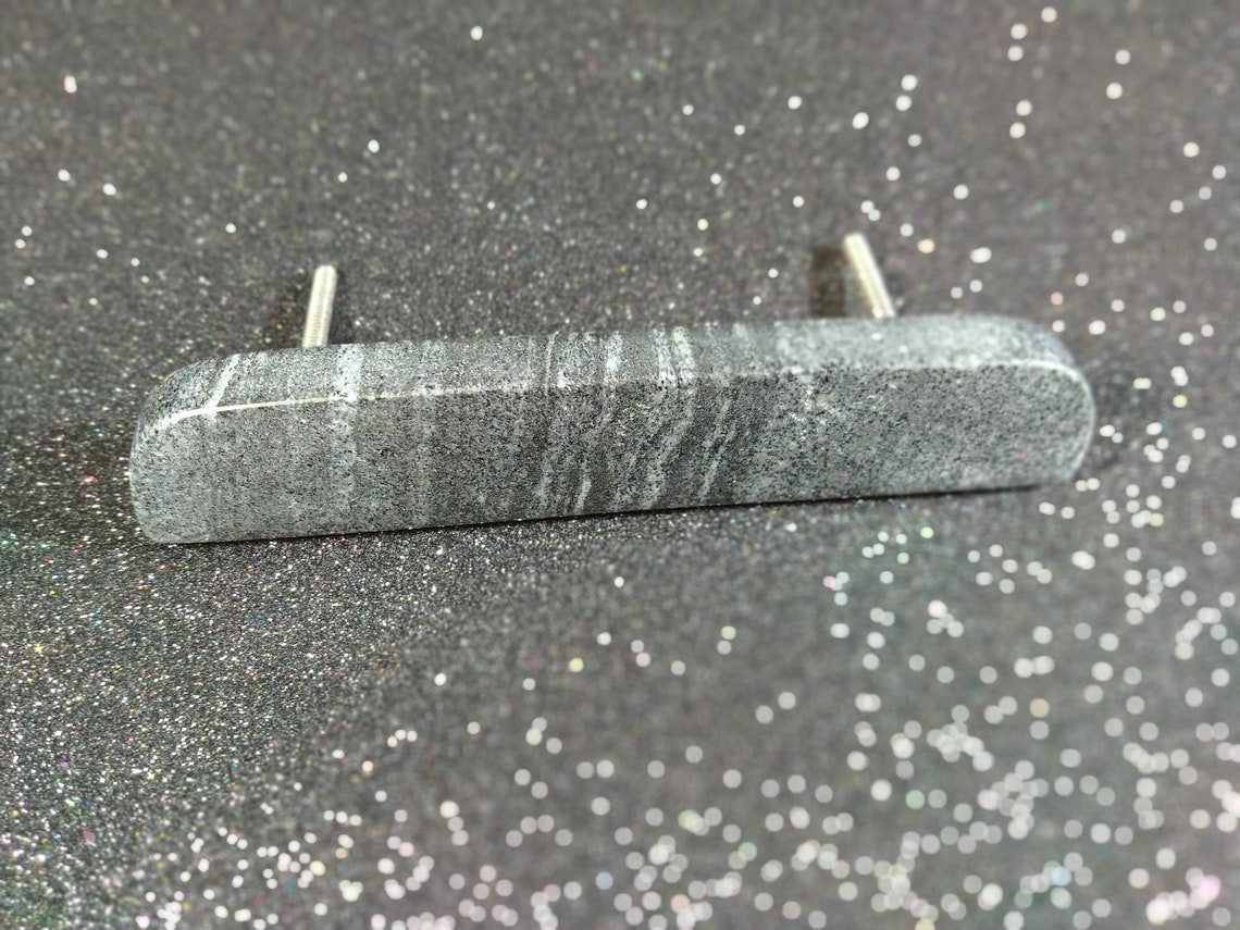 Beautiful White Marble Black Marble Drawer Pulls Etsy