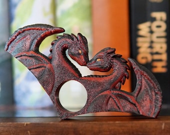 Dragon Lovers Page Holder DIGITAL FILE- STL and .3mf