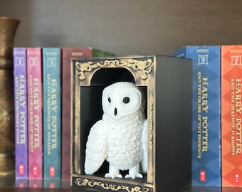 Snöugglans bokhörna: Hedwig-inspirerad DIGITAL FIL - STL och .3mf