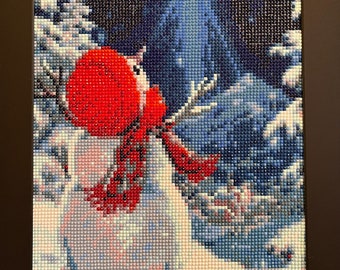 Snowman Looking At Bright Star (Finished)