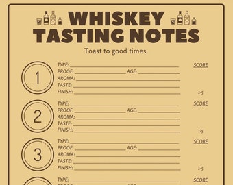 Whiskey Tasting Notes