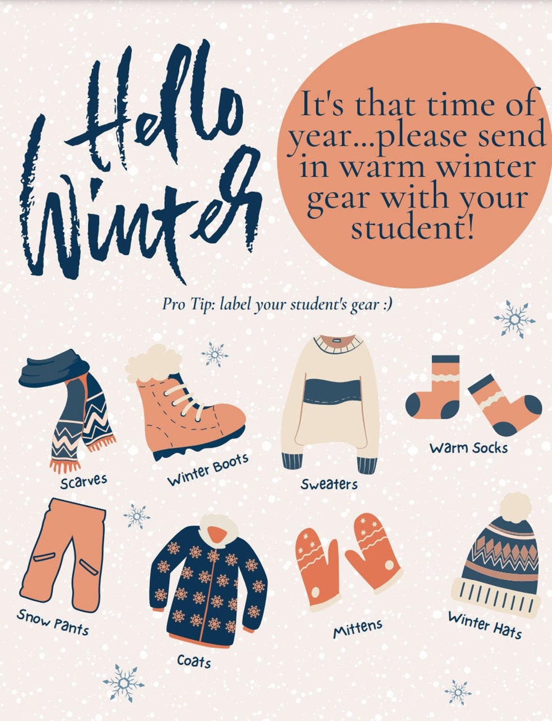 Warm winter gear 2025