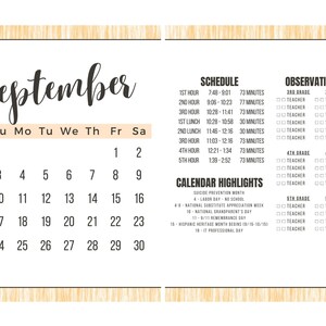 2023-2024 Monthly Planner for Administrators
